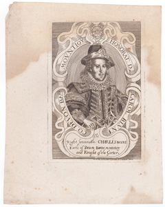 antique portrait from Pepys Diary